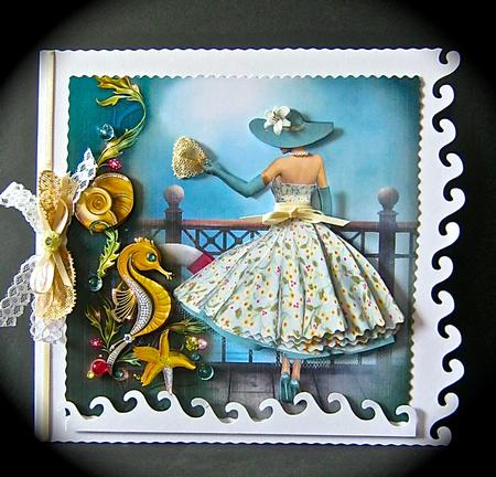 1950's Bon Voyage Lady Mini Kit by Cynthia Massey