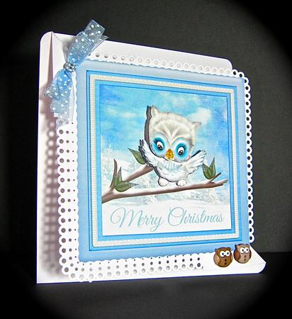 Christmas Owl by Cynthia Massey