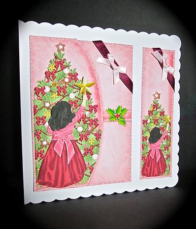 A Little Bit Dusky Christmas Envelope Card Mini Kit by Cynthia Massey
