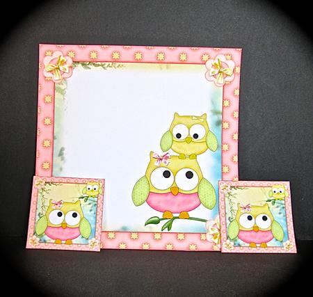 Owl-ways Here Blank Insert by Cynthia Massey