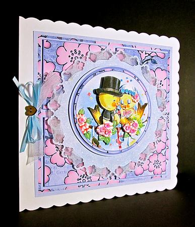 Love Ducks Blue Architects Quad 8in Cf Kit by Cynthia Massey