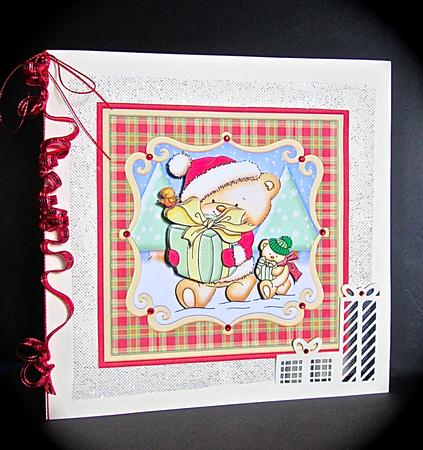 We Have a Lot to Do Christmas Card Topper & Decoupage by Cynthia Massey