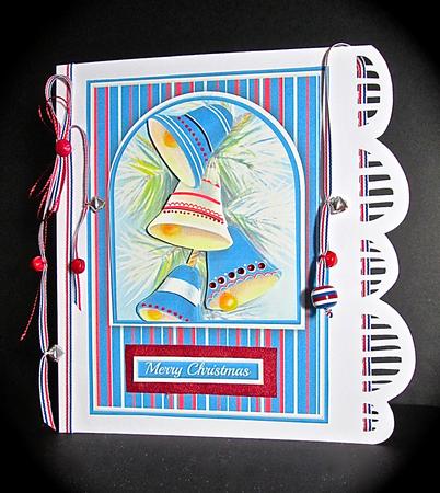 Modern Vintage Bells Quick Card by Cynthia Massey