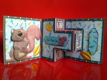 Nuts About You T-step Tri Fold by Cynthia Massey