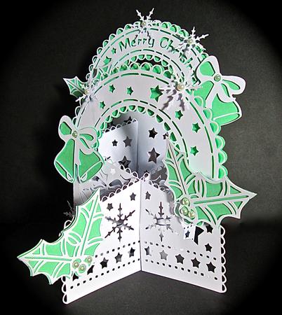 Bells And Holly Silhouette Cutting Files by Cynthia Massey