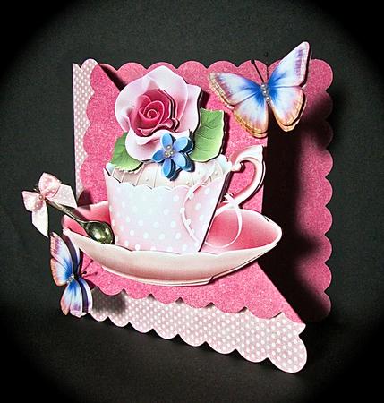 Little Pink Teacake by Cynthia Massey