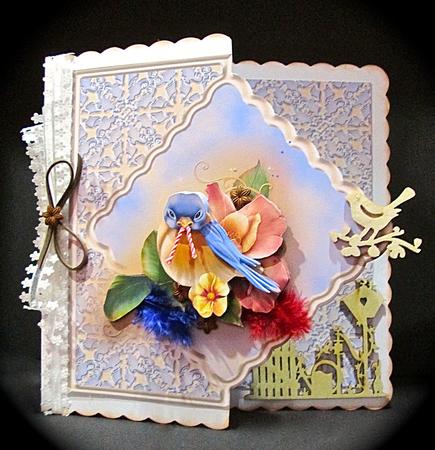 Little Birdy Offset Diamond Mini Kit by Cynthia Massey