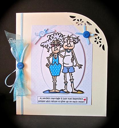 Stella and Gus Anniversary Quick Card by Cynthia Massey