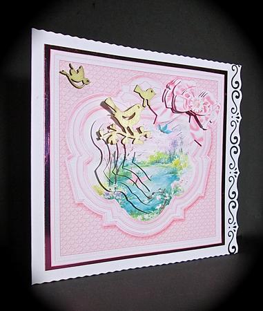 Springtime 6in x 6in Panel Pyramage by Cynthia Massey