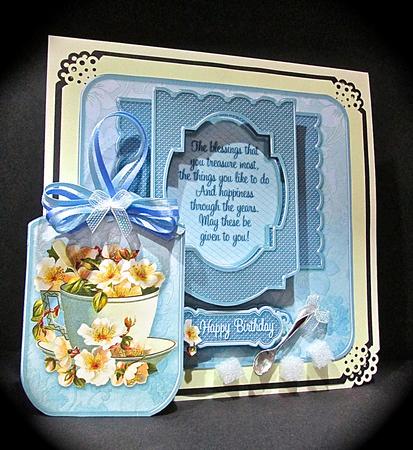 Blossom in a Teacup Pocket Card Mini Kit by Cynthia Massey