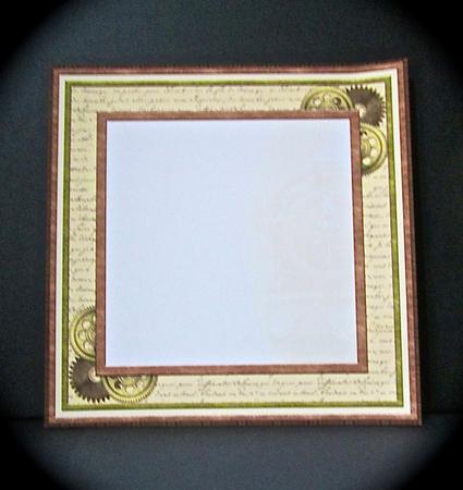 Sepia Steam Train 8x8 Blank Insert for Cup519943_68 by Cynthia Massey