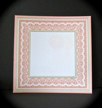 Vintage Lady & Mirror 8x8 Insert for Cup520214_68 by Cynthia Massey