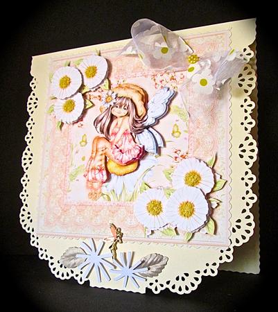 Birthday Wishes from Fairy Daisy 8x8 Mini Kit & Decoupage by Cynthia Massey
