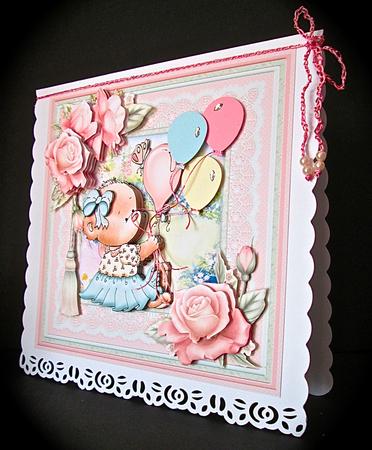 Bear & Balloon Birthday Mini Kit & Decoupage by Cynthia Massey