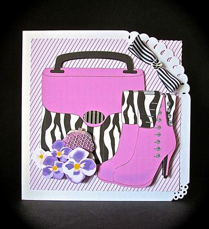 Handbag, Boots & Flowers Mini Kit by Cynthia Massey