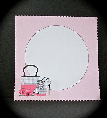Handbag, Shoes & Pink Poppies Mini Kit Insert by Cynthia Massey