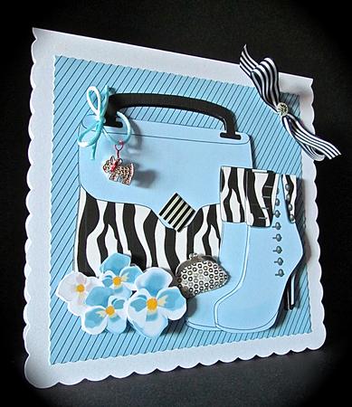 Handbag, Boots & Flowers 5 Mini Kit by Cynthia Massey