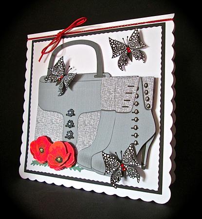 Handbag, Boots & Poppies Mini Kit by Cynthia Massey