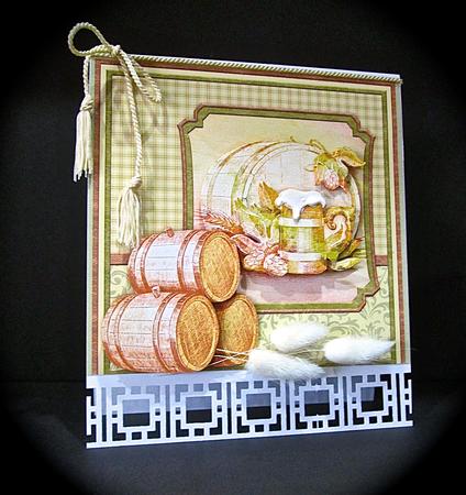 Just Beer 8x8 Mini Kit, Decoupage & Ages by Cynthia Massey