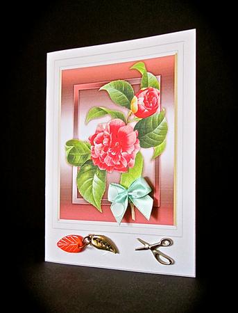 Camellias Quick Card by Cynthia Massey