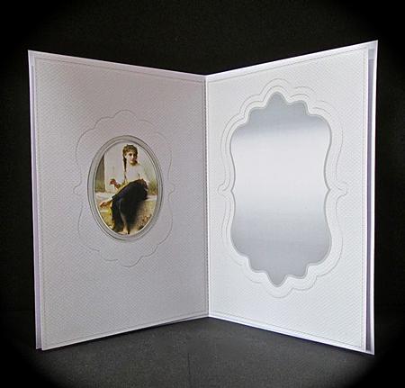 Girl Sewing Quick Card Matching A5 Insert by Cynthia Massey