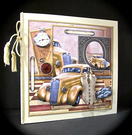 Vintage Male Card Gentleman by Cynthia Massey
