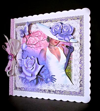 Gorgeous Pure Elegance Card Front Kit by Cynthia Massey