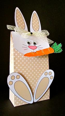 3D Bunny Cute Character Gift Bag Mini Kit by Cynthia Massey