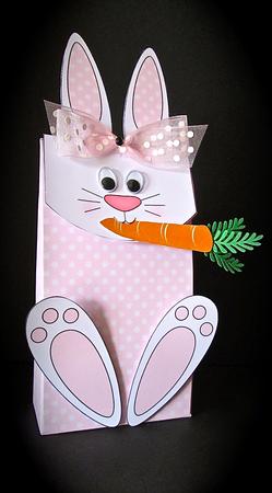 3D Bunny Cute Character Gift Bag Mini Kit by Cynthia Massey