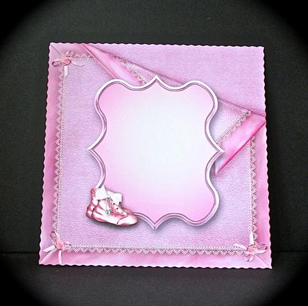 Precious Baby Girl 7" x 7" Insert by Cynthia Massey