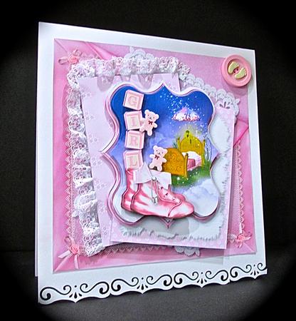Precious Baby Girl 7" x 7" Mini Kit by Cynthia Massey