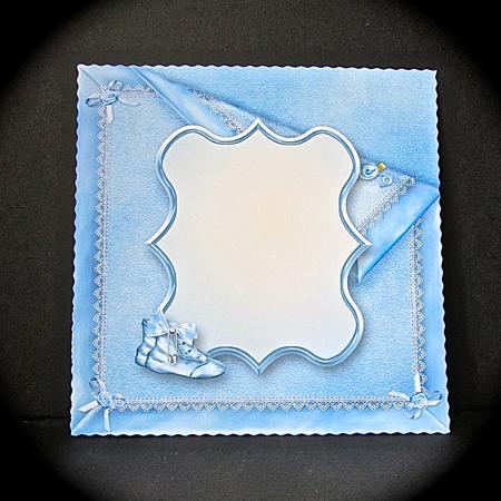 Precious Baby Boy 7" x 7" Insert by Cynthia Massey