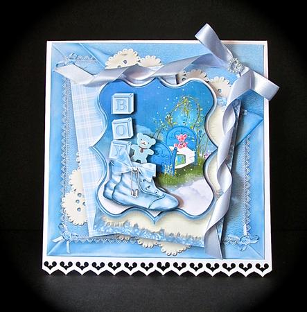 Precious Baby Boy 7" x 7" Mini Kit by Cynthia Massey