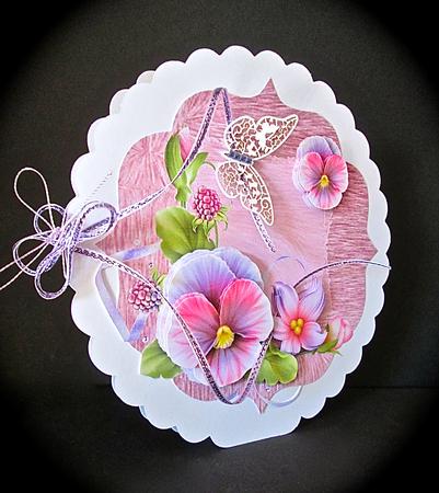 Summer Pansies by Cynthia Massey