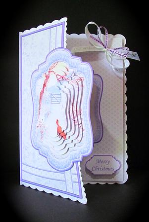 Winter Fox Christmas Curved Over Side Mini Kit & Pyramage by Cynthia Massey