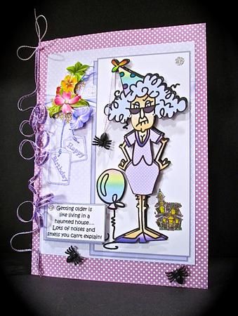 Stella Talks About Getting Older Quick Card by Cynthia Massey