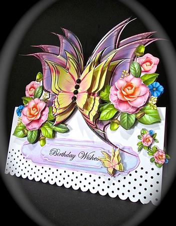 Butterfly Layered Card Mini Kit by Cynthia Massey