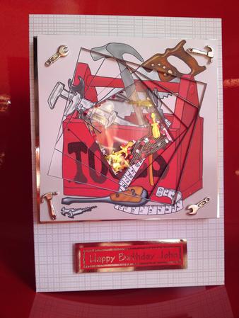 8 x 8 Men's DIY Twisted Tunnel Card Kit by Cynthia Massey