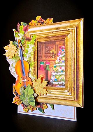 Flowers & Things Shaped Card Kit - Christmas Music by Cynthia Massey