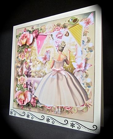 Beautiful Vintage Ivory Dressed Lady Topper by Cynthia Massey