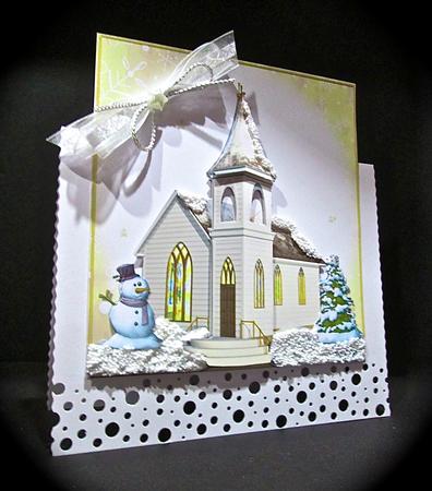 Beautiful Church 8x8 Mini Kit by Cynthia Massey