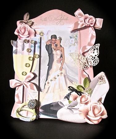 The Newly Wed Shaped Card Kit by Cynthia Massey