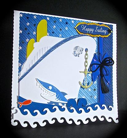 Bon Voyage Card Front Mini Kit by Cynthia Massey
