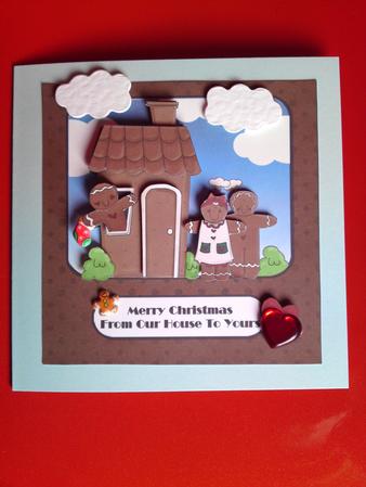 From Our House to Yours Decoupage Quick Card by Cynthia Massey