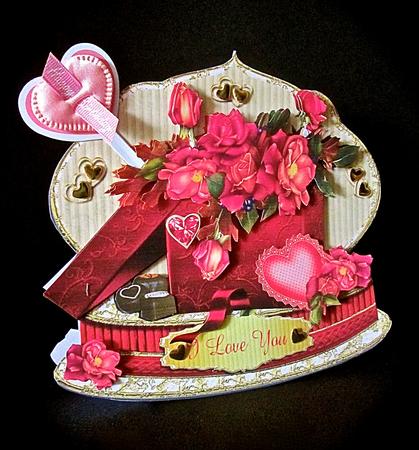 Valentine Rose Shaped Card Mini Kit by Cynthia Massey
