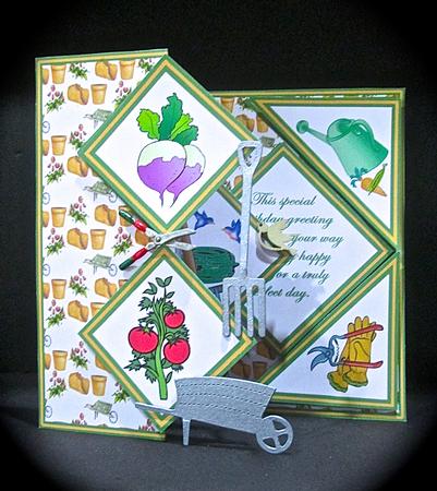 Fold Back Pop-up - Gardening by Cynthia Massey