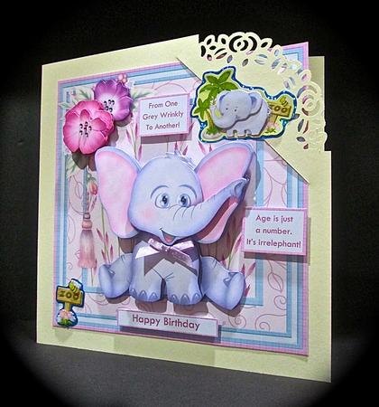 From One Grey Wrinkly to Another Mini Card Kit & Decoupage by Cynthia Massey