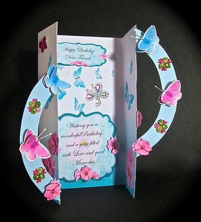 Fun with Daisies and Butterflies by Cynthia Massey