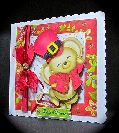 Santa's Little Mouse Helper 8x8 Mini Kit by Cynthia Massey