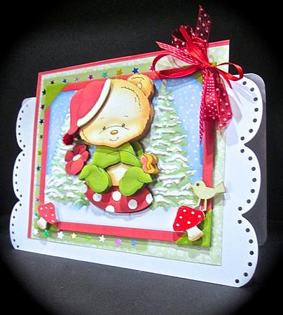 Have Yourself a Beary Merry Christmas 8x8 Mini Kit by Cynthia Massey